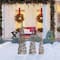Glitzhome® Lighted Christmas Cone Tree Outdoor Décor Set